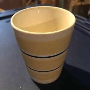 Made In England yellow & black striped mug.